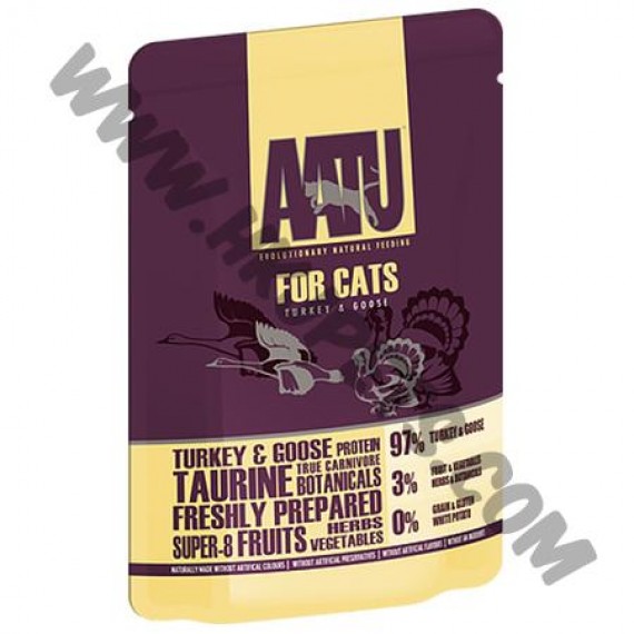 AATU 貓貓主食濕糧 火雞加鵝配方 (85克)