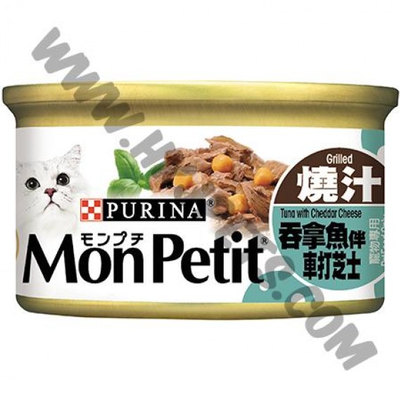 Mon Petit 貓罐頭 至尊 燒汁吞拿魚伴車打芝士 (6，85克)