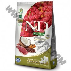Farmina N&D 天然無穀物藜麥系列 成犬 鴨肉，毛髮亮麗配方 (2.5公斤)