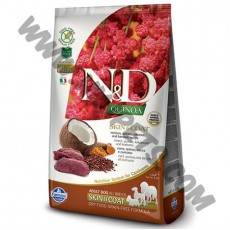 Farmina N&D 天然無穀物藜麥系列 成犬 鹿肉，毛髮亮麗配方 (2.5公斤)