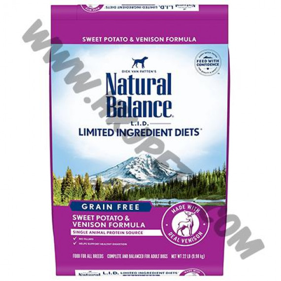 Natural Balance 全犬種 鹿肉甜薯配方 (26磅)