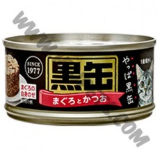 AIXIA 黑罐 貓罐頭 金槍魚加鰹魚 (13，80克)