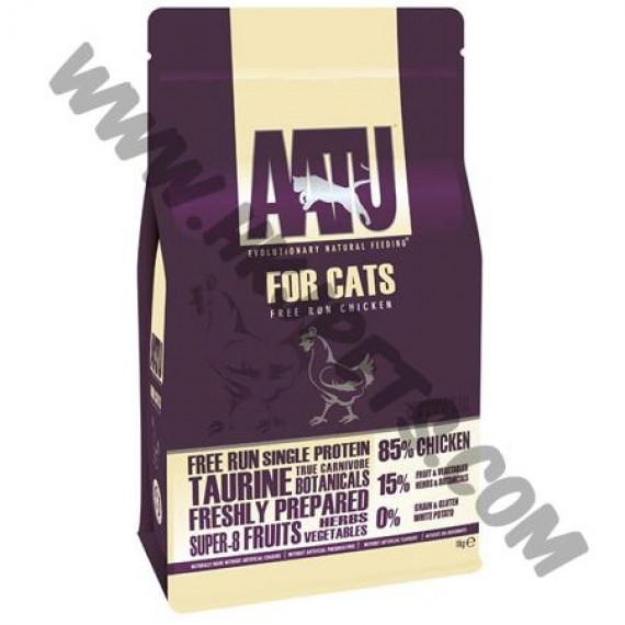 AATU 貓糧 天然抗敏 無穀物 走地雞肉配方 (3公斤)