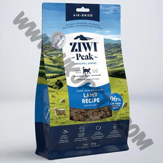 ZiwiPeak 貓料理 風乾脫水無縠物 羊肉配方 (藍，1公斤)