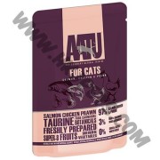 AATU 貓貓主食濕糧 三文魚，雞肉加虎蝦配方 (85克)