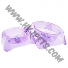 LA Pets 水晶寵物碗 (紫色)