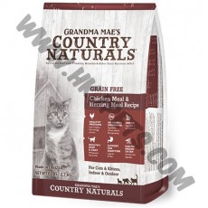 Country Naturals 無穀物 全貓 雞肉鯡魚配方 Chicken Meal & Herring Meal (098，3磅)