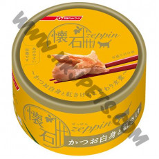 懷石 貓罐頭 絕品系列 白吞拿魚加三文魚配方 (80克)