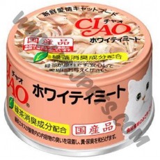 日本 CIAO 貓罐頭 白身吞拿魚 (A-01，85克)