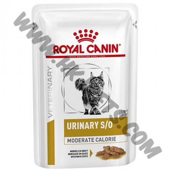 Royal Canin Prescription Diet 貓袋裝濕糧 Urinary Moderate Calorie 泌尿道配方 適度卡路里 (85克)