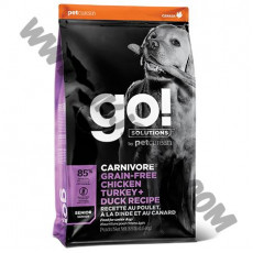GO! Solutions 狗乾糧 Carnivore 無穀物 高齡犬配方 (22磅)