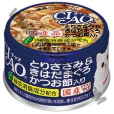 日本 CIAO 貓罐頭 雞肉拼吞拿魚 (A-15，85克)