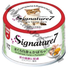 Signature7 貓貓無穀物主食罐 泌尿系統健康 吞拿魚拼南瓜 (Thu，70克)