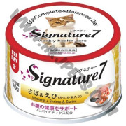 Signature7 貓貓無穀物主食罐 腸道健康 鯖魚拼鮮蝦 (Fri，70克)
