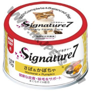 Signature7 貓貓無穀物主食罐 毛髮健康 鯖魚拼南瓜 (Mon，70克)