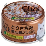 日本 CIAO 貓罐頭 雞肉拼鯛魚湯 (A-88，85克)