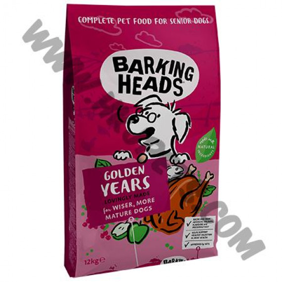 Barking Heads 無穀物 全天然 年長犬均衡配方 (12公斤)