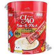 日本 CIAO 貓貓肉泥小食 繽紛大什會 (SC-138，14克 x60支)