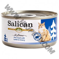 Salican 挪威森林 滋味肉汁系列 貓罐 羊肉配方 (肉汁) (藍，85克)
