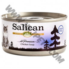 Salican 挪威森林 精選雞肉系列 貓罐 鮮雞肉配方 (清湯) (藍，85克)
