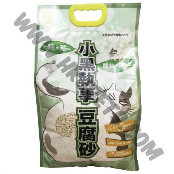 小黑執事 豆腐貓砂 (2.0mm 玄米茶，18公升)