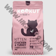 KOOKUT 天然無穀物貓糧 幼貓 雞肉火雞配方 (5公斤)