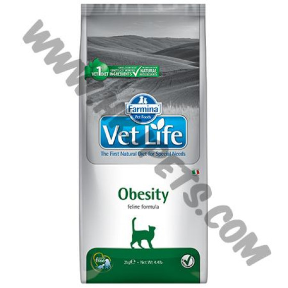 Farmina Vetlife Prescription Diet Feline Obesity (2公斤)
