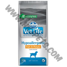 Farmina Vetlife Prescription Diet Canine 狗乾糧 Hypoallergenic (Fish & Potato) (2公斤)