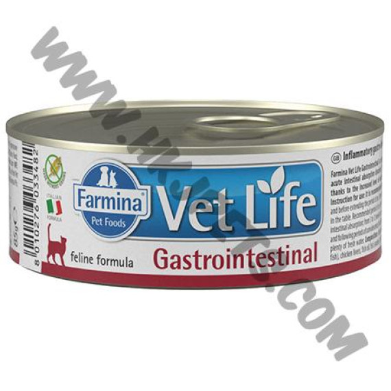 Farmina Vetlife Prescription Diet Feline 貓濕糧 Gastrointestinal (85克)
