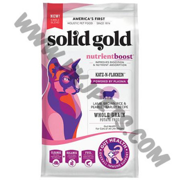 Solid Gold 全齡優質貓糧 加營配方 (267，4磅) <EXP: 2024.09.01>