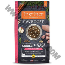 Nature's Variety Instinct 本能 貓乾糧 無穀物+凍乾生肉粒系列 Rawboost 室內貓 雞肉配方 (5磅)