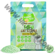 Magic Cat 頂級天然豆腐貓砂 (綠茶，18公升)