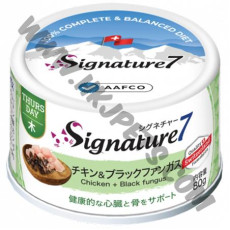 Signature7 貓貓Superfood肉醬罐罐 骨胳/心臟健康 雞肉拼黑木耳 (Thu，80克)