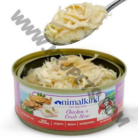 Animalkind 保健罐頭 貓貓海陸盛宴 雞肉加蟹肉 (70克)