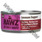 RAWZ 全貓湯罐 增強免疫系統 火雞，火雞肝，蔓越莓配方 (5.5安士)