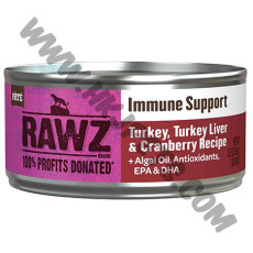 RAWZ 全貓湯罐 增強免疫系統 火雞，火雞肝，蔓越莓配方 (5.5安士)