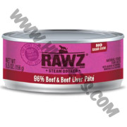 RAWZ 全貓96%肉醬罐 牛肉，牛肝配方 (155克)