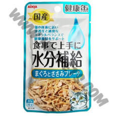 AIXIA 健康罐 水份補給貓濕包 吞拿魚&雞肉肉碎 (KZJ-19，40克)