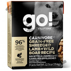 GO! Solutions 狗濕糧 Carnivore 羊肉拼野豬配方 (354克)