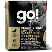 GO! Solutions 狗濕糧 Sensitivities L.I.D. 鴨肉肉醬配方 (354克)