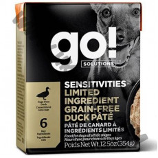 GO! Solutions 狗濕糧 Sensitivities L.I.D. 鴨肉肉醬配方 (354克)