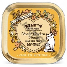 Lily's Kitchen 貓罐頭 無穀物 經典雞肉餐 (85克)